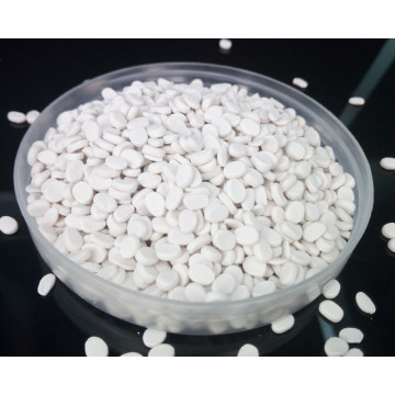 Food Grade Virgin PP Resin made CaCO3 Filler White Masterbatch for Lunch Box Plastic Injection